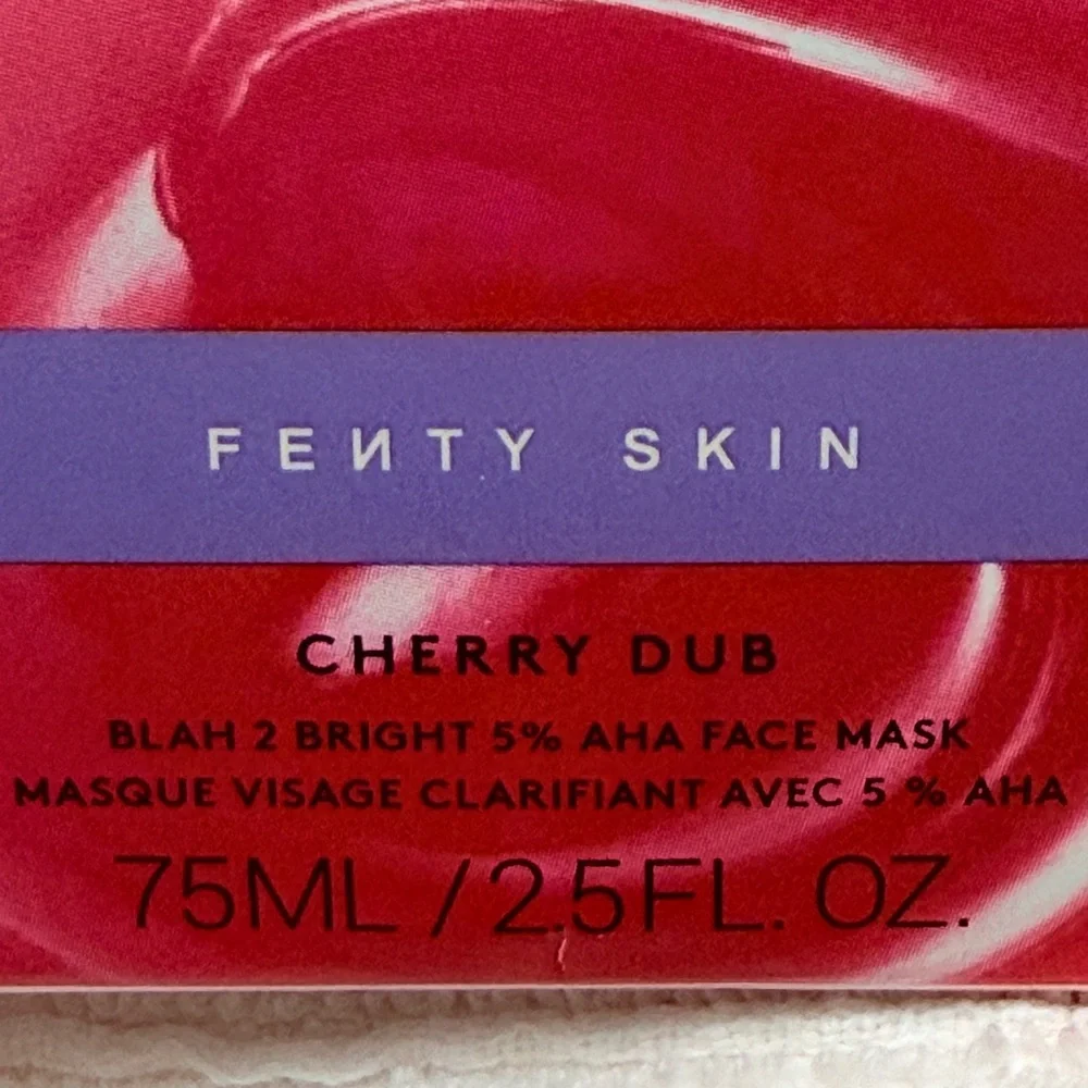 CHERRY DUB BLAH 2 BRIGHT 5% AHA FACE MASK - 2.5 fl oz - NEW - Picture 2 of 4